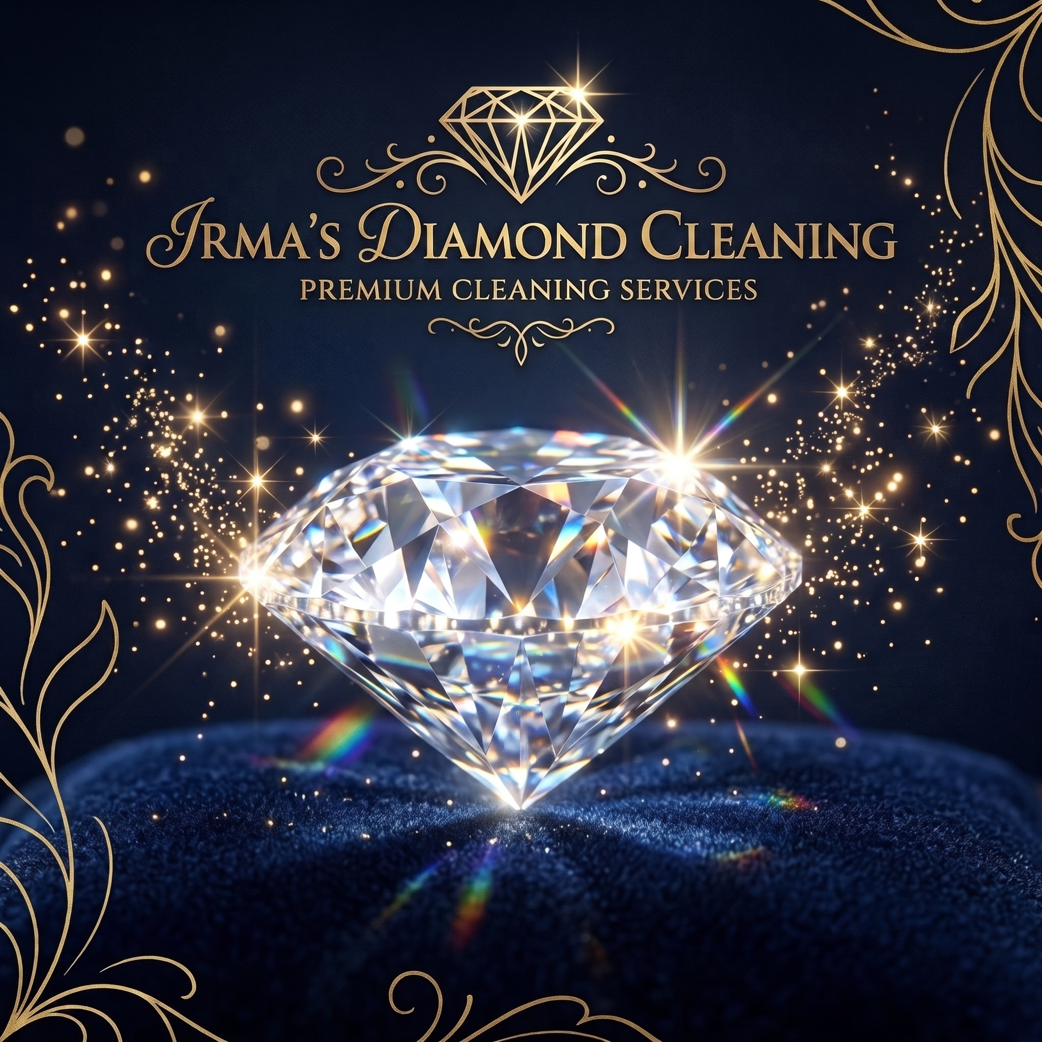 Irma's Diamond Cleaning Logo